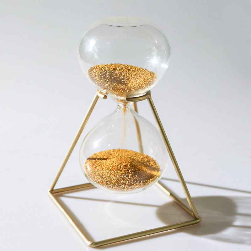 Geometric Glass Sand Timer