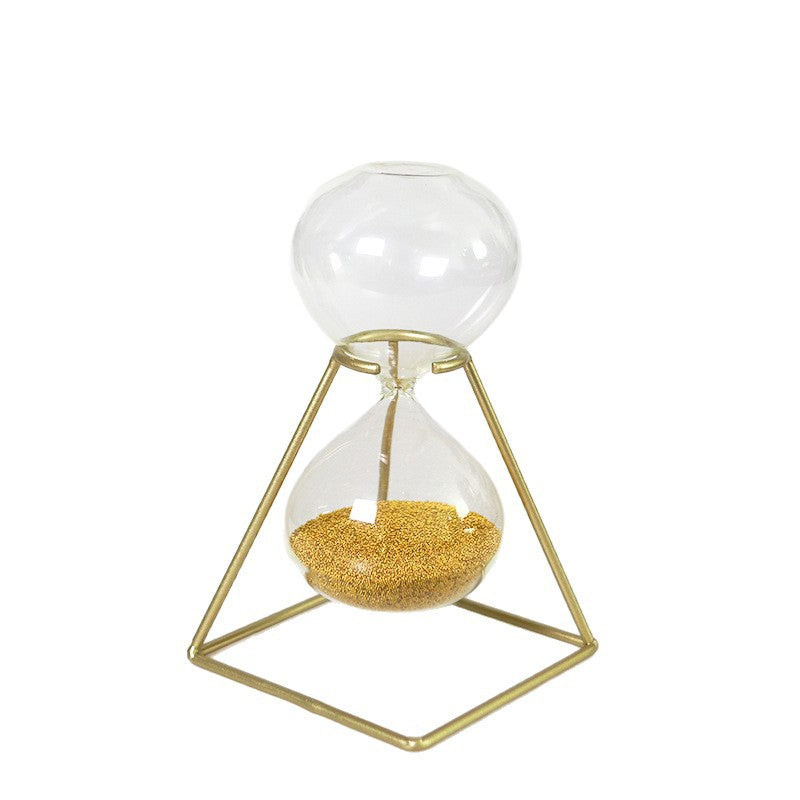 Geometric Glass Sand Timer
