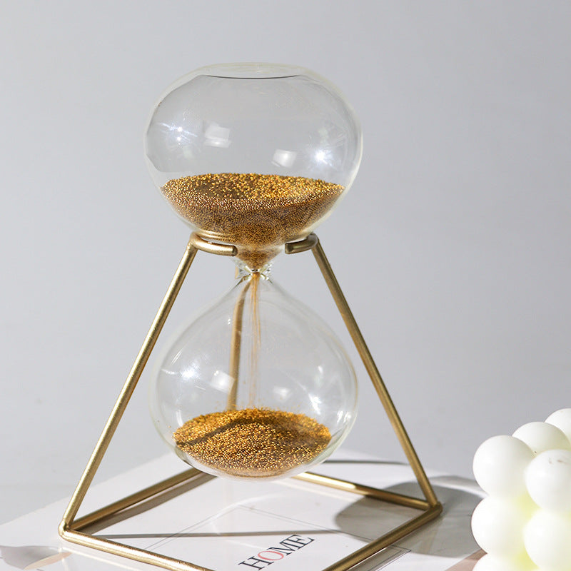 Geometric Glass Sand Timer